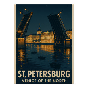 ST. PETERSBURG – Venetië van het Noorden Perfect Poster