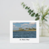 St. Pete's Pier Briefkaart (Staand voorkant)