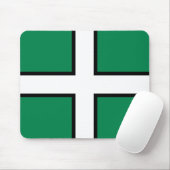 St. Petroc vlag/vlag van Devon Muismat (Met muis)