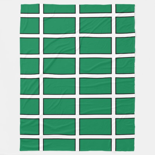 St. Petroc's vlag / Vlag van Devo Fleece Deken (Voorkant)
