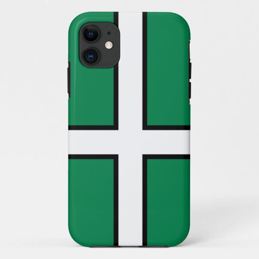 St. Petroc's vlag/vlag van Devon Case-Mate iPhone Case (Achterkant)