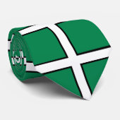 St. Petroc's vlag/vlag van Devon Stropdas (Opgerold)