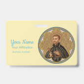 St. Petrus Claver (BK 058; Stijl 1) Badge (Achterkant)