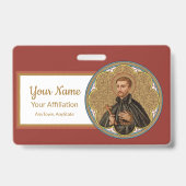 St. Petrus Claver (BK 058; Stijl 2) Badge (Achterkant)