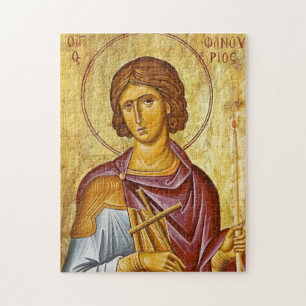 St. Phanourios de Nieuw-Geopenbaarde Orthodoxe Ico Legpuzzel