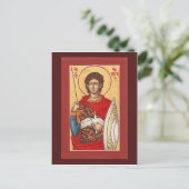St. Phanourios Prayer Card Briefkaart (Staand voorkant)