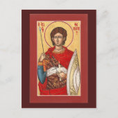 St. Phanourios Prayer Card Briefkaart (Voorkant)