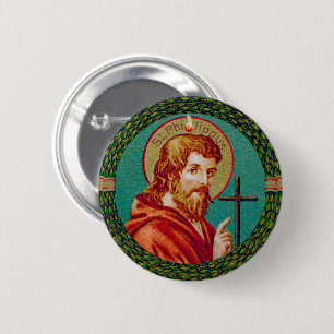 St. Philip de Apostel (JMAS 10) Ronde Button 5,7 Cm