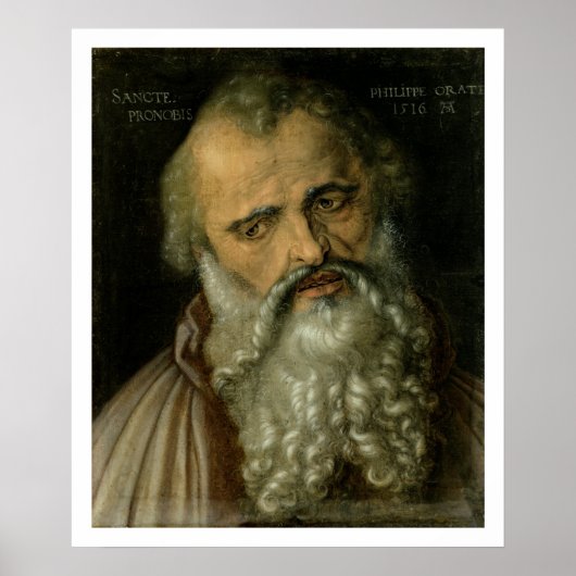 St. Philip de Apostle, 1516 (olie op canvas) Poster (Voorkant)