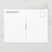 St. Philip de Apostle (JMAS 10) Briefkaart (Achterkant)