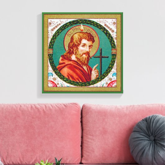 St. Philip de Apostle (JMAS 10) Canvas Afdruk (Insitu (Woonkamer))