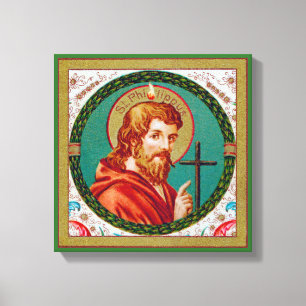 St. Philip de Apostle (JMAS 10) Canvas Afdruk