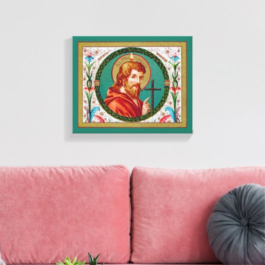 St. Philip de Apostle (JMAS 10) Canvas Afdruk (Insitu (Woonkamer))