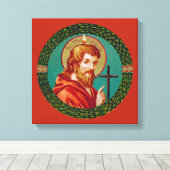 St. Philip de Apostle (JMAS 10) Canvas Afdruk (Insitu (Houten vloer))