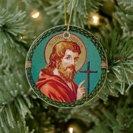 St. Philip de Apostle (JMAS 10) Keramisch Ornament (Boom)