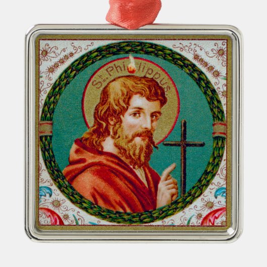 St. Philip de Apostle (JMAS 10) Metalen Ornament (Voorkant)