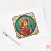 St. Philip de Apostle (JMAS 10) Vierkante Sticker (Envelop)