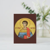 St. Philip de Deacon Prayer Card Briefkaart (Staand voorkant)
