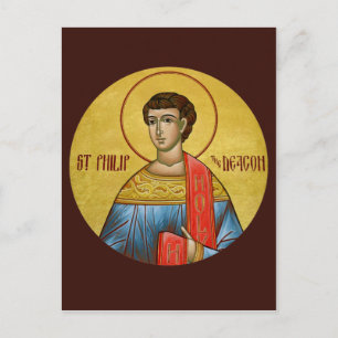 St. Philip de Deacon Prayer Card Briefkaart
