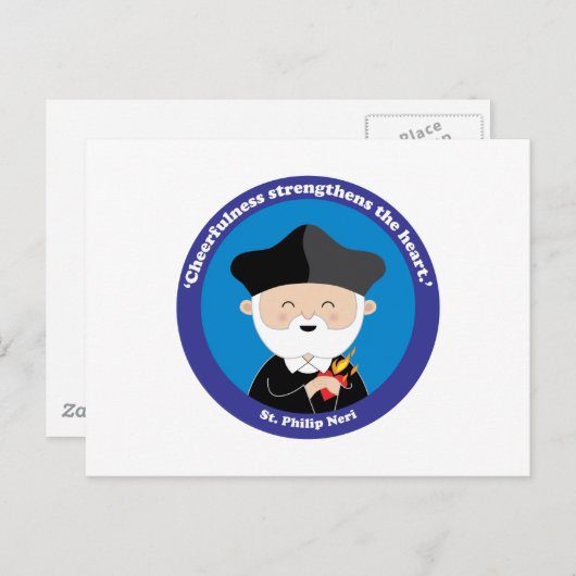 St. Philip Neri Briefkaart (Voorkant / Achterkant)