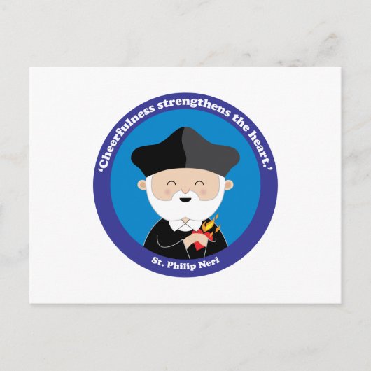 St. Philip Neri Briefkaart (Voorkant)