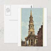 St. Philip's Church, Charleston, S.C. klassiek hee Briefkaart (Voorkant / Achterkant)