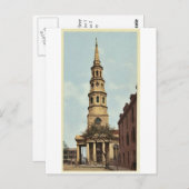 St. Philip's Church, Charleston, S.C. klassiek hee Briefkaart (Voorkant / Achterkant)