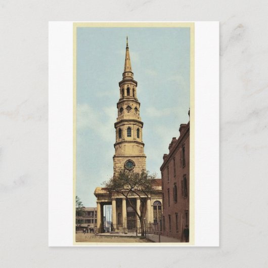 St. Philip's Church, Charleston, S.C. klassiek hee Briefkaart (Voorkant)