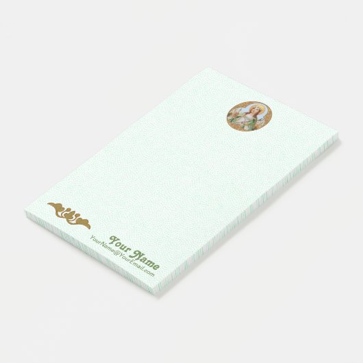 St. Philomena (BK 005) 4"x6" Post-it® Notes (Schuin)