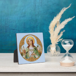 St. Philomena (BK 005) 5.25"x5.25" Vierkant Fotoplaat