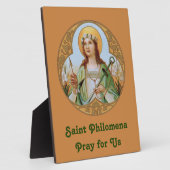 St. Philomena (BK 005) 8 x 10 inch verticaal Fotoplaat (Zijkant)
