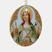 St. Philomena (BK 005) Keramisch Ornament (Rechts)