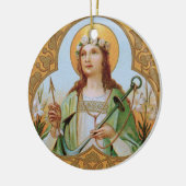 St. Philomena (BK 005) Keramisch Ornament (Links)