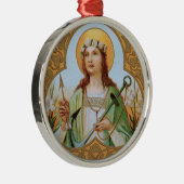 St. Philomena (BK 005) Metalen Ornament (Rechts)