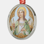 St. Philomena (BK 005) Metalen Ornament (Links)