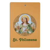 St. Philomena (BK 005) Mini Klembord (Achterkant)
