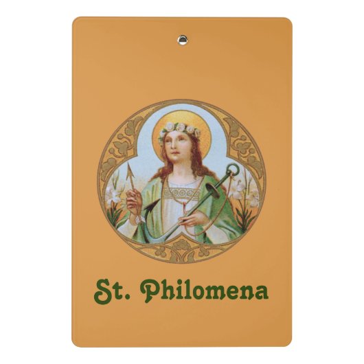 St. Philomena (BK 005) Mini Klembord (Achterkant)
