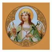 St. Philomena (BK 005) Perfect Poster (Voorkant)