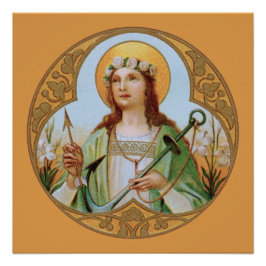 St. Philomena (BK 005) Perfect Poster
