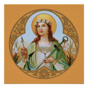 St. Philomena (BK 005) Perfect Poster