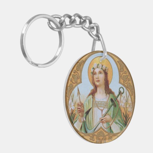 St. Philomena (BK 005) Sleutelhanger (Voorkant Links)