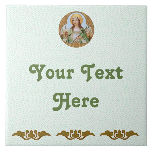 St. Philomena (BK 005) Tegeltje (Voorkant)