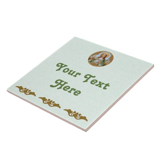 St. Philomena (BK 005) Tegeltje (Zijkant)