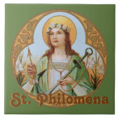 St. Philomena (BK 005) Tegeltje (Voorkant)