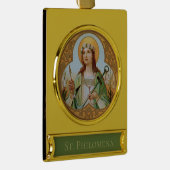 St. Philomena (BK 005) Verguld Banner Ornament (Rechts)