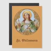 St Philomena (BK 05) 5"x7" Magnetisch Wenskaart (Voorkant / Achterkant)