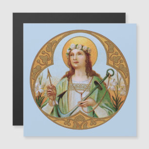 St Philomena (BK 05) Square Magnetic Wenskaart