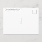 St. Philomena gered van verdrinking Briefkaart (Achterkant)