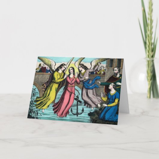 St. Philomena gered van verdrinking Kaart (Voorkant)