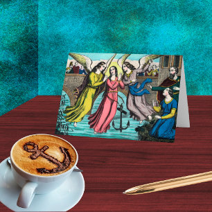 St. Philomena gered van verdrinking Kaart